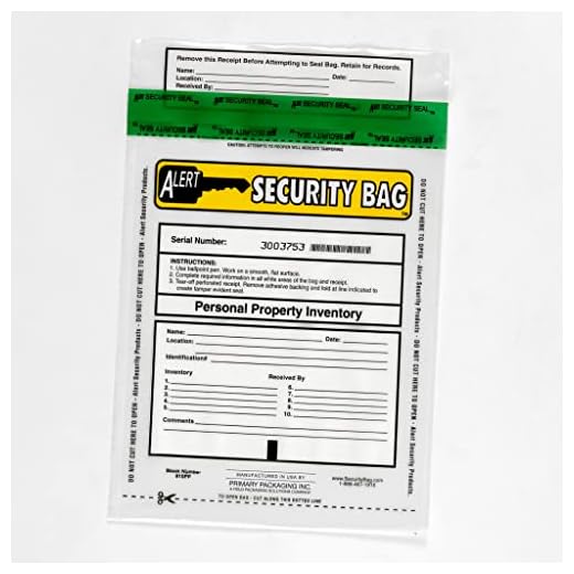 Tamper Evident Security Bags Case