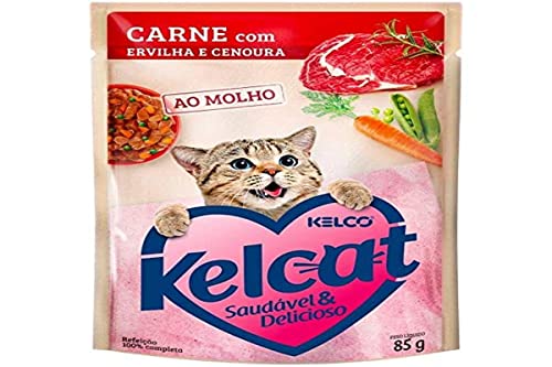 Kelcat Alimento Úmido Sachê Carne