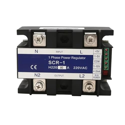 Régulateur de tension monophasé 80A 220VAC avec contrôle par potentiomètre