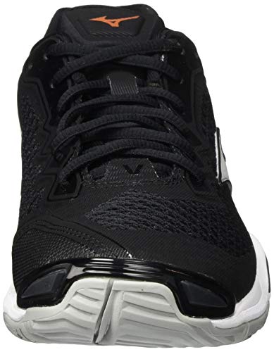 Mizuno Women\'s Handball Shoe, Black White Ebony, 9