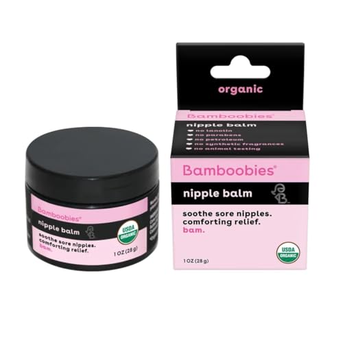 Product Image of the Bamboobies Women's Nipple Cream, Organic Cream for Soothing Skin, Nipple Balm, 1...