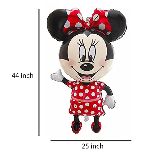 5 Pcs Lovsong - 45 Inch Size Mouse Character Foil Balloon Minnie Balloon Mouse Balloon Adult & Kids Party Theme Decorations (Minnie) #TOP1