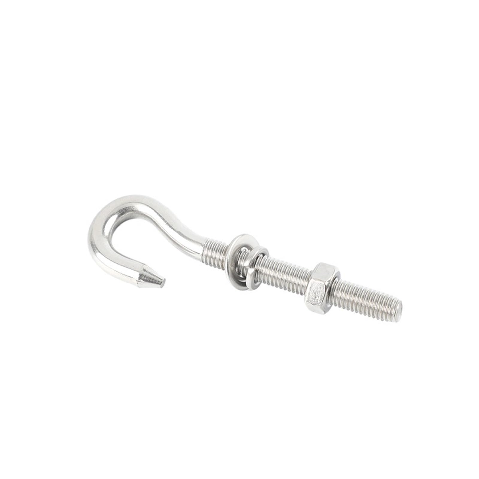 Golfari, ganci per golfari, Anello/gancio di sollevamento del bullone della vite dell'occhio di pecora dell'acciaio inossidabile 304 di M5/M6/M8/M10 con le rondelle dei dadi e il gancio chiuso della r