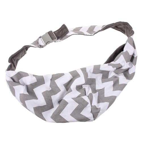 HANABASS Portable Cat Sling Carrier Bag Crossbody Bag for Small Dogs and Cats Easy to Convenient Travel Use Wave Small