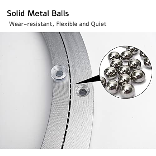 Duchunsheng Silent Lazy Susan Hardware Bearing Heavy Duty Aluminium 8-32in - Round Table Bearing With PE Muffler Strip - 360° Rotation Large Turntable Base (Size : 16 inches (400mm)) - Image 5