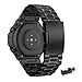 Produktbild Edelstahl Armband Kompatibel mit Amazfit T-Rex 2/Amazfit T-Rex/T-Rex Pro Armband Für Herren Damen Elegant Metall Uhrenarmband Für Amazfit T-Rex 2/ T-Rex/T-Rex Pro (Schwarz,T-Rex/T-Rex Pro)
