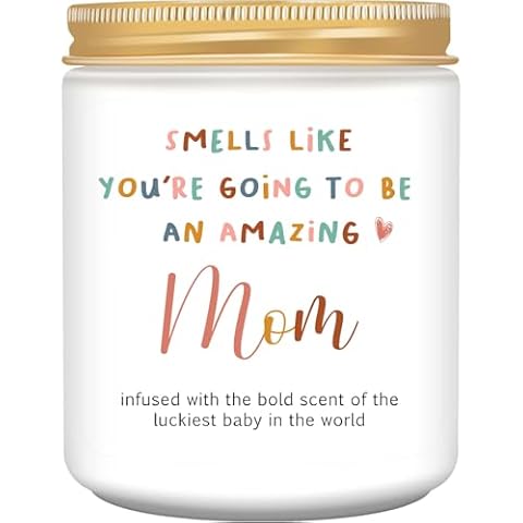 New Mom Candle Gifts, Pregnancy Must Haves, Mom to Be Gift, Pregnancy Gifts for Expecting Mom, Pregnant Mom Gifts, Mother's Day Gift Christmas Vanilla Scented Candle Cover
