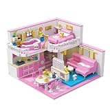 Hallisun Bloc de Construction, kit de Mini-Blocs Friends House, Ensemble de...