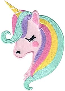 PatchMommy Unicorn Patch, Iron On/Sew On - Embroidered Applique Motif for Children Kids Baby