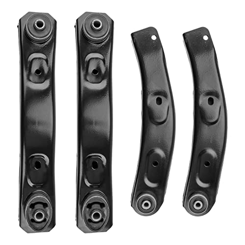 Philtop Control Arm Front Upper Lower Control Arms,4Pcs Front Upper Lower Control Arms Suspension Kit Replacement For 1999 2000 2001 2002 2003 2004 Grand Cherokee,K640797 K640773 #TOP1