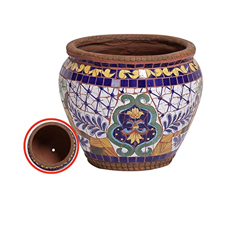 Pot de fleurs vintage artistique en céramique pour un jardin poétique