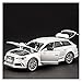 JYSMAM Modelli di Auto 1:32 Modellino in Lega di Auto per Audi RS6 Station Wagon Suoni E Luci Tirare Indietro Giocattoli (Colore : White)