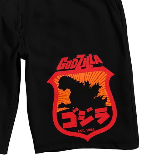 Godzilla Classic Men's Black Sleep Pajama Shorts2