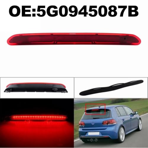Luz de freno de montaje alto 5G0945087B tercera luz trasera roja para Tiguan 3