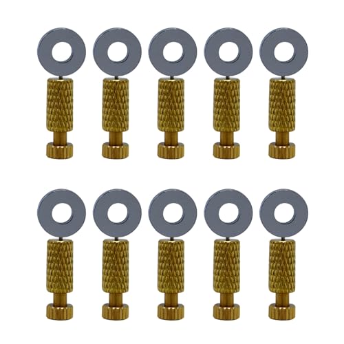 10Pcs Short Needle Locking Tool Brass Stainless Steel Position Located Needles for Leather Fixing, Lock 0-6mm Accessory
