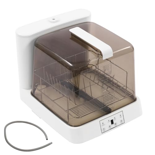 ROGONPDK Mini lave-vaisselle, portable, avec réservoir, 6 L/1,59 gall, lave-vaisselle, électrique, autoportant, lave-vaisselle de table