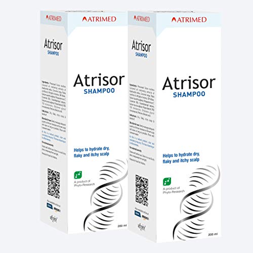 Atrisor Shampoo for Psoriasis, Dry, Itchy, Flaky Scalp, Pack of 2 for Scalp Psoriasis