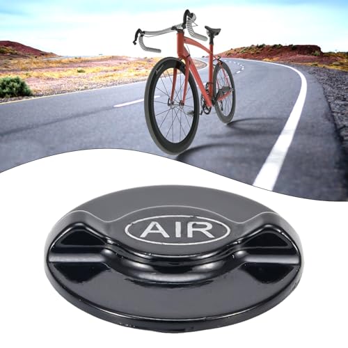 Tapón de válvula de aire para horquilla delantera de bicicleta, aleación de aluminio, para válvula de gas, suspensión de bicicleta de montaña y carretera, negro miniatura 4