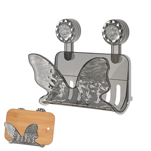 Genérico Soporte Para - Estante De De Montaje Sin Taladros,Soporte de Cocina sin Taladrar para - Para Cocina Hogar En Esquinas Y Paredes De Armario