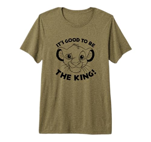 T-shirt Simba Lion King Disney Premium cadeau original pour anniversaire