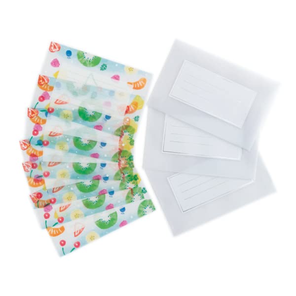 Amazon.co.jp: Green Flash レターセット KOHAKU トウメイレター