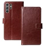 Anybird Flip Leder Tasche Hülle Für Oukitel C2 2025 Lederhülle Handyhülle Schutzhülle Handytasche Handy Etui Cover Hülle Abdeckung (Braun)