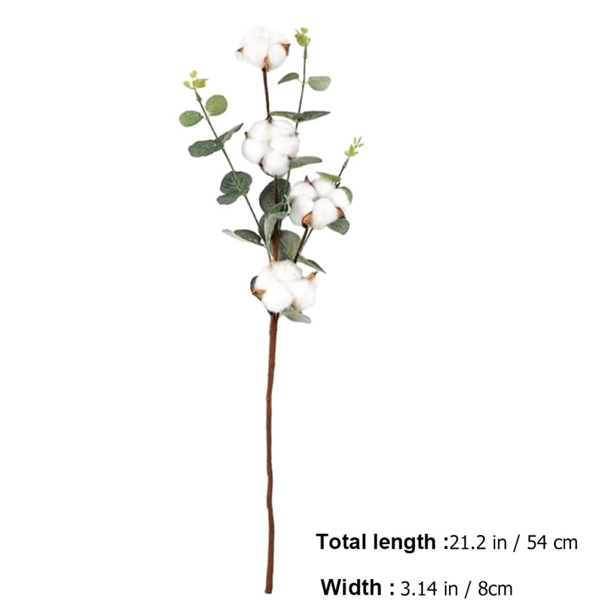 VALICLUD Künstliche Blume Eukalyptus 3 Stück aus Seidenblumen | Wohnzimmer und Schlafzimmer, Naturgetreue Deko für Arrangement und Vase
