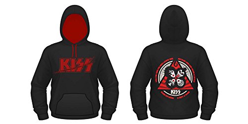 Plastic Head Kiss Revolution VHSW Felpa, Nero, XL Uomo