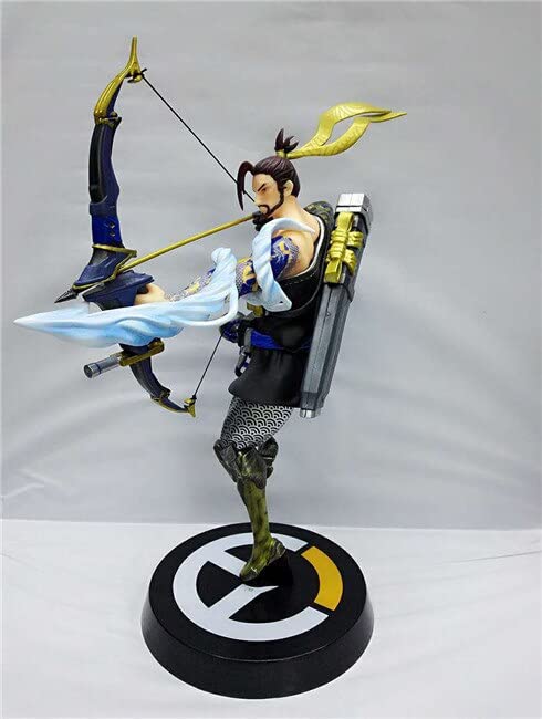 Junkrat Shimada Hanzo Pharah Widowmaker McCree Lucio Angela Ziegler Roadhog Action Figures Model (B)