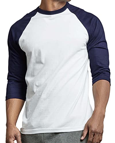 Men's Raglan Baseball Tee Shirt - Casual T-Shirts