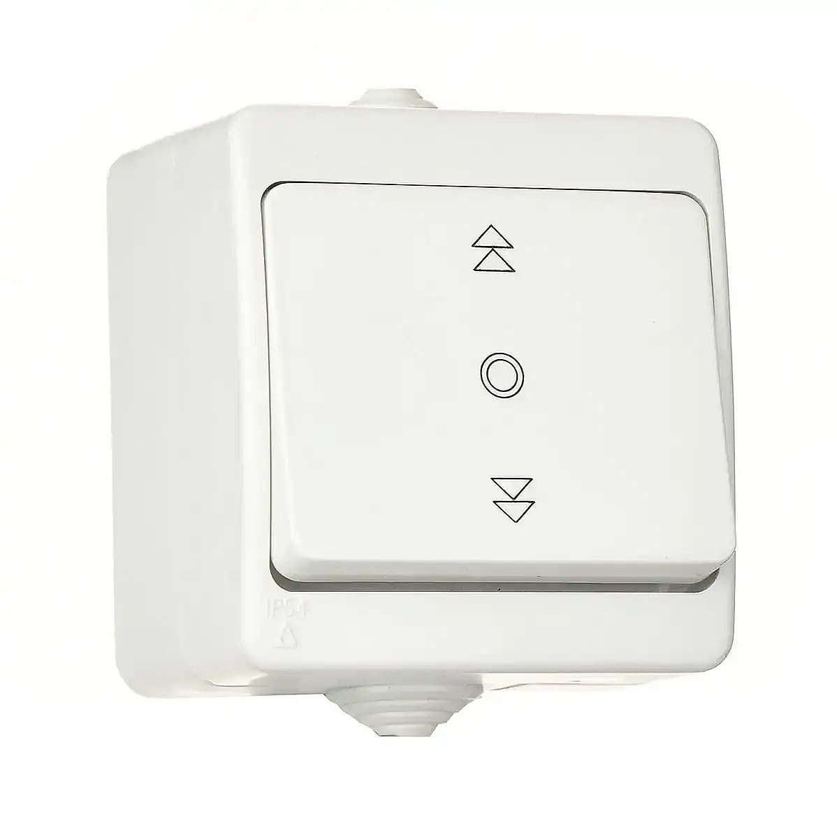 Doppio Pulsante per tapparelle Vimar Linea interbloccato Bianco 30062.B