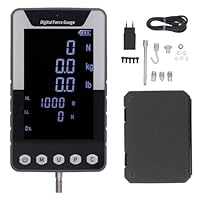 Digitales Kraftmessgerät Zugkrafttester mit Farbdisplay 5kg 11lb 50N Echtzeit und Haltemodus für Prüfung und Datensynchronisation