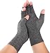 Produktbild VITTO Arthrose Handschuhe (1 Paar) - Kompressionshandschuhe Damen und Herren für Wärmehandschuhe, Rheuma und Arthritis (L, Grau)