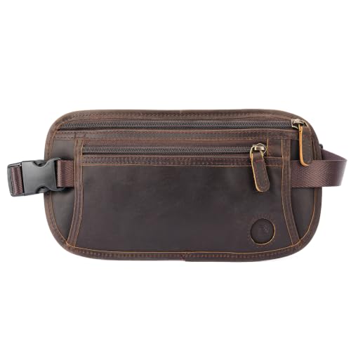 Polare Leather Money Belt Hidden Passport Holder Travel Pouch, AirTag Slot by POLARE ORIGINAL - Used condition - Image 8