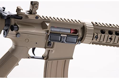 Lancer Tactical Gen 2 M4 Sd Electric Airsoft Aeg Rifle Full/Semi Auto -Available In Metal & Polymer-Nylon Polymer/Brown #TOP5