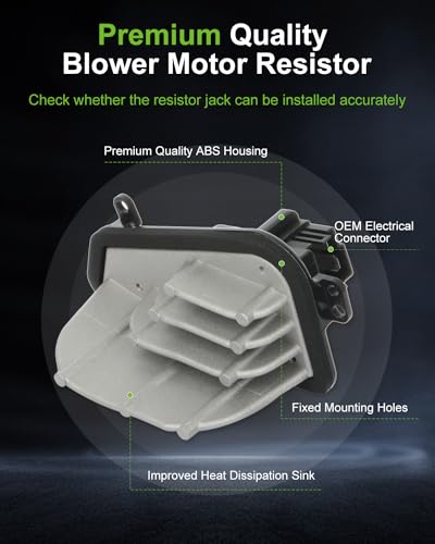 Image of SCITOO RU-351 HVAC Blower Motor Resistor Fit for Acura for MDX 2001-2006,for Honda for Pilot 2003-2008 Blower Motor Heater Resistor Regulator