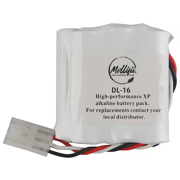 MOLLIFII BatteryPack.6 Cell, 9 V, Kaba, Mfr: DL-16-A