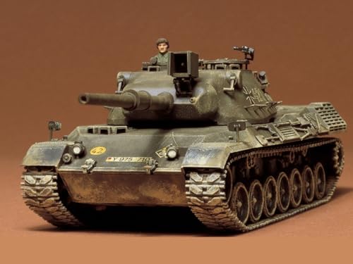 Tamiya 1/35 Military Miniature Series No.64 West German Army Leopard Medium Tank Plastic Model 35064