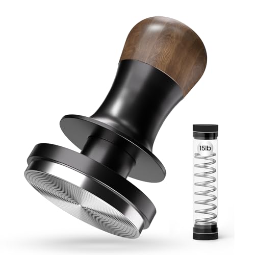 MHW-3BOMBER Flash Tamper 2.0, Tamper 58,35 mm Konstanter Druck mit Sound Feedback, 3 federbelasteten Druck 15/30lbs, Espresso Stampfer, Espresso Tampe
