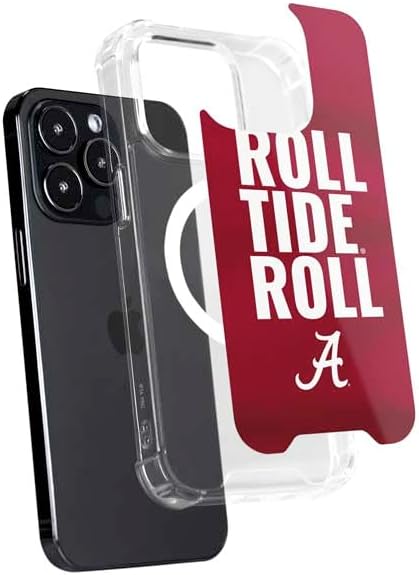 Skinit Phone Case Compatible with MagSafe iPhone 16 Pro Max - Officially Licensed University of Alabama Roll Tide Roll Design