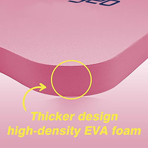 Image of Swimming Kickboards, Swimming Training Equipment for Adults, Swim Pool Aid Float Kickboard for Kids and Beginner [EVA Foam] (Pink)