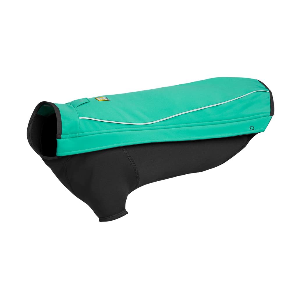 RUFFWEAR Chaqueta De Abrigo De Perro, Cloud Chaser, Resistente A La Intemperie, Protege A Tu Perro Del Frio, Aurora Teal, Medium