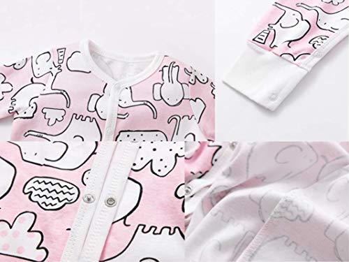 CHUBBYBUN BABY Cotton Footless Romper Two-Pack #TOP14