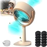 Smoke Away Purifier with 12 PCS Filter Cotton, Smokeaway Purifier Fan, Portable Smoke Away Air Purifier for Smoking Indoors (Plug-in)