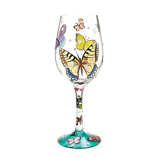 Lolita, Copa con dibujos de mariposas, Enesco