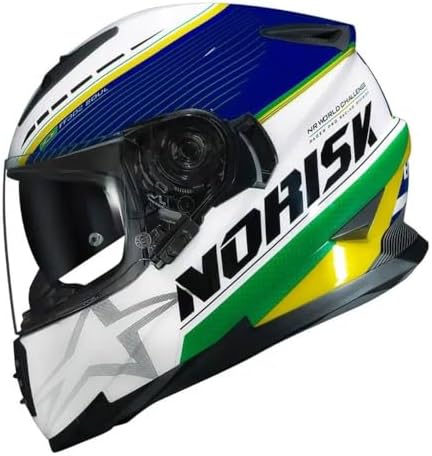 Capacete Norisk Soul II Grand Prix Brasil Tamanho:60