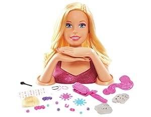 Barbie Frisierkopf BAR17 mit Farbwechsel-Make-Up