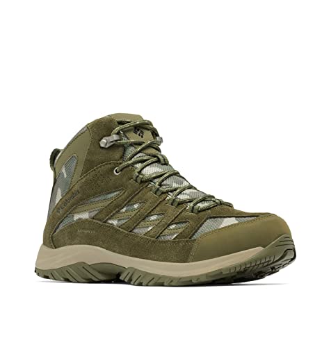 Columbia Men's Crestwood Mid Waterproof Hiking Boot Shoe, Nori/Black, 9 Wide by Columbia - Used condition - Image 2