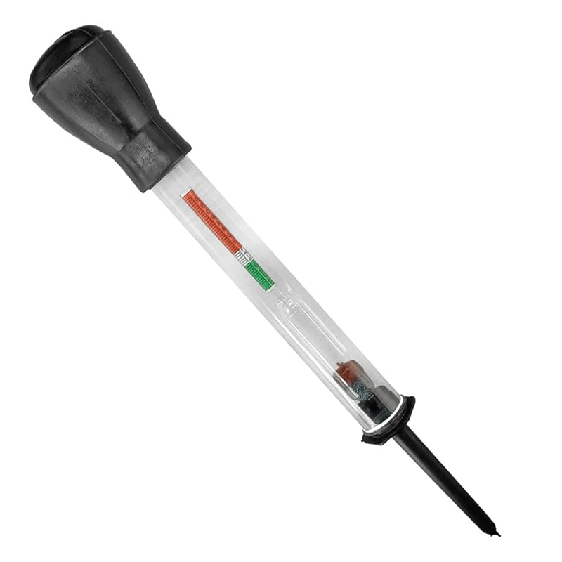 Densímetro de bateria automotiva LHDOS com escala de gravidade específica e faixa de 1,100 a 1,300