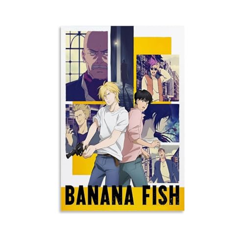 Banana Fish Anime Poster Canvas Wall Art 20x30in